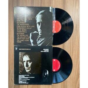 John Barry Vinyl LP Set Lot Of 2 • Plays His Movie Hits, Conducts His Movie Hits